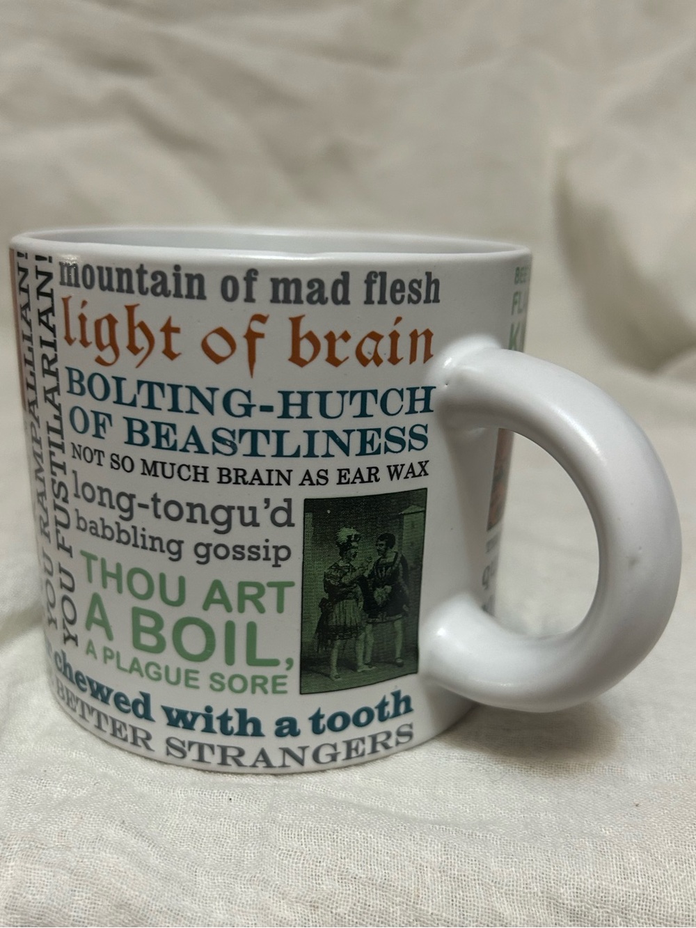 The Unemployed Philosophers Guild Shakespearean Insults Mug - 2014